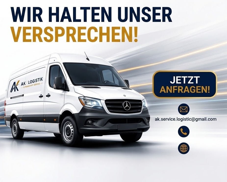 AK Logistik Sprinter-Transporter im Einsatz